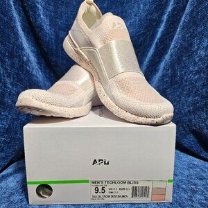 NEW APL Pink Salmon Techloom Bliss Running Shoes Men 9.5 Sea Salt